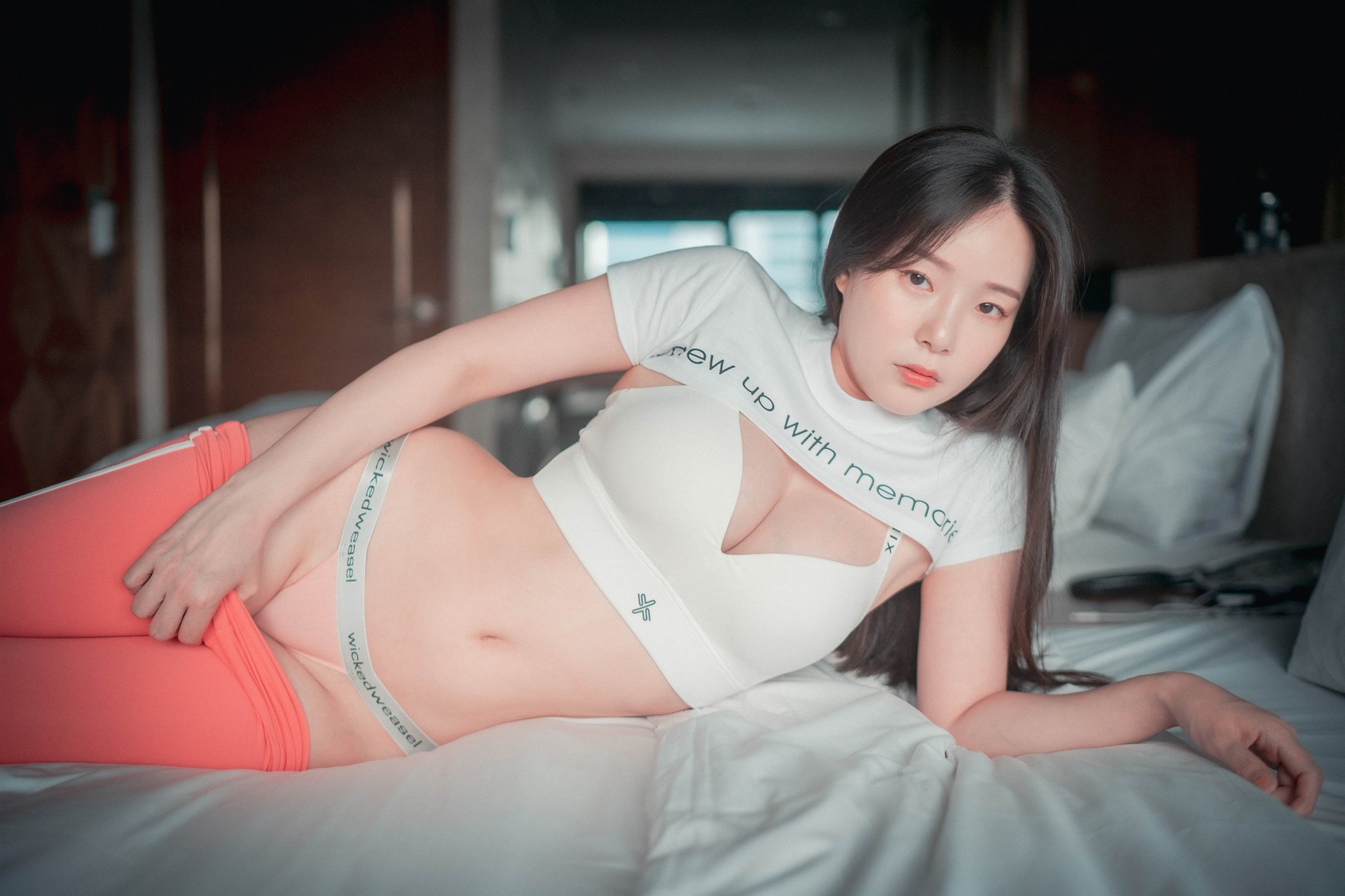 PIA 피아 (박서빈), [DJAWA] Loose and Tight Salmon Pink Set.02(1)