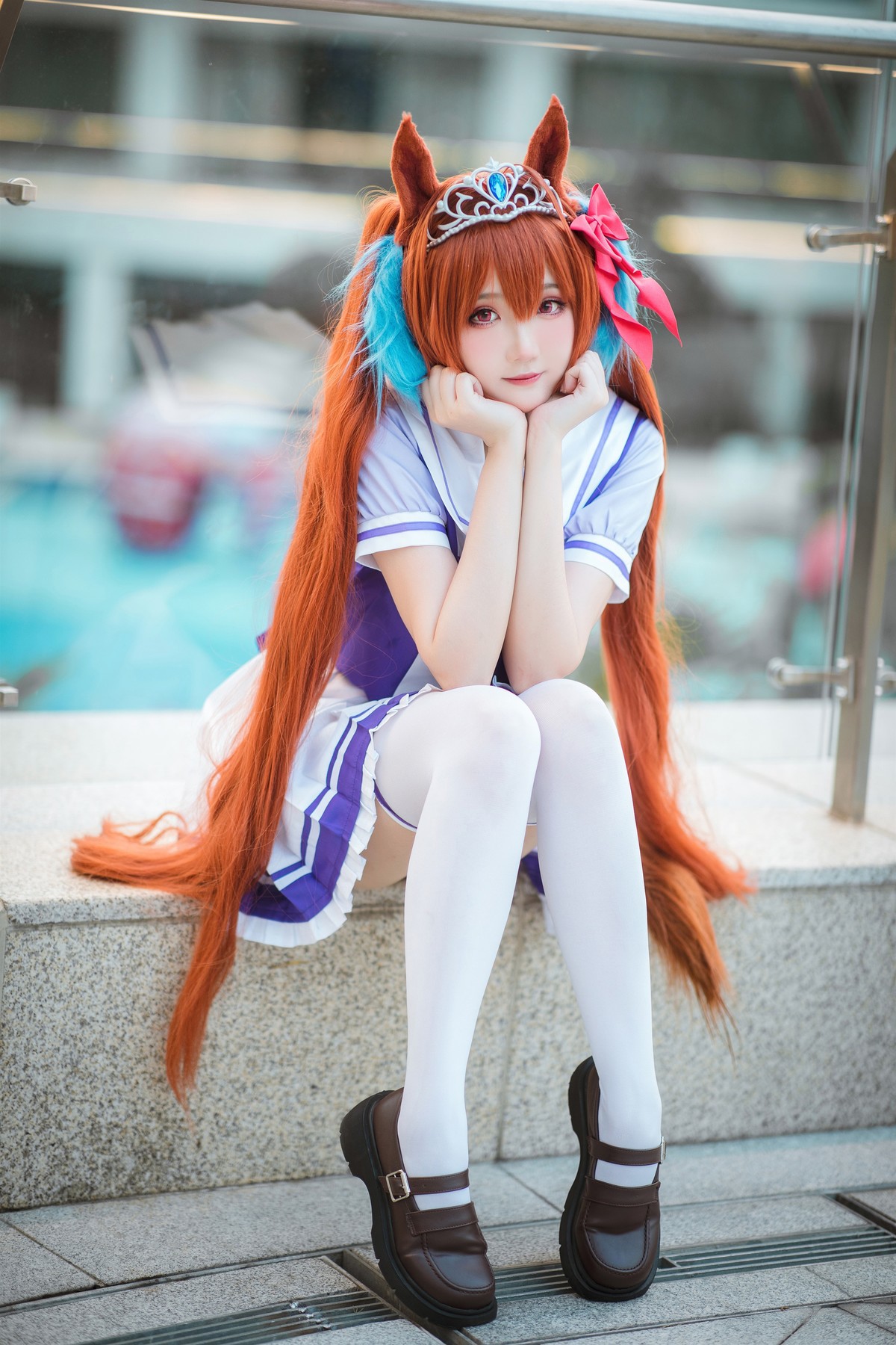 Cosplay 瓜希酱福利 赛马娘 大和赤骥(1)